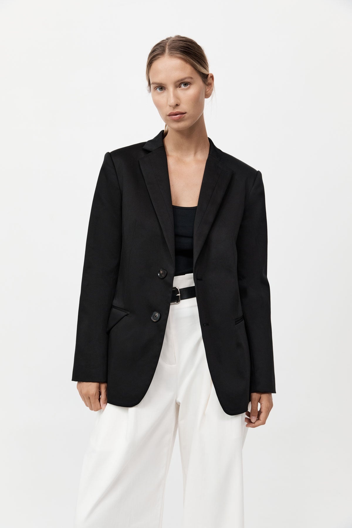 Origami Pocket Blazer - Black - 2