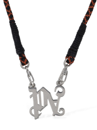 Palm Angels Monogram bead necklace outlook