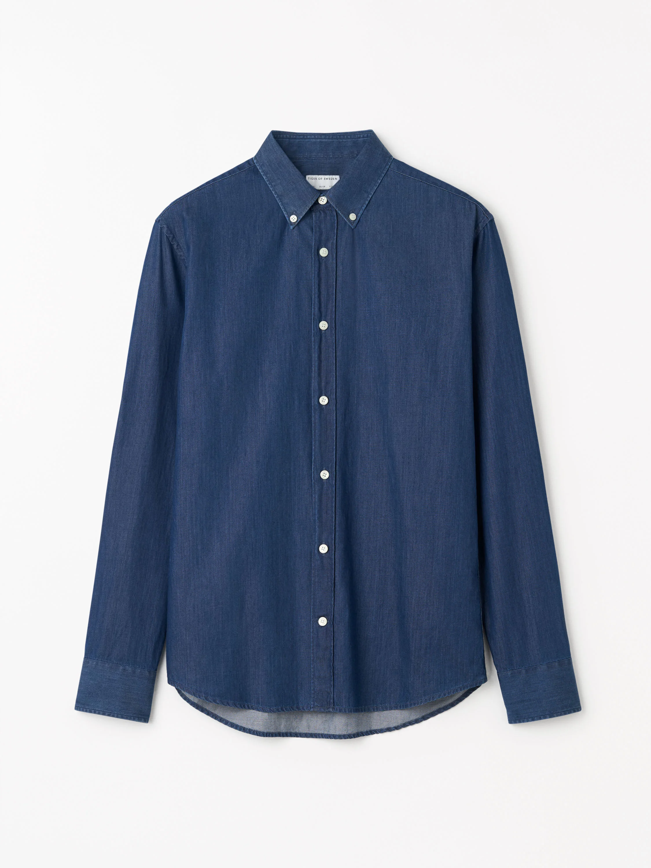 Adley Button Down Indigo Shirt - 1