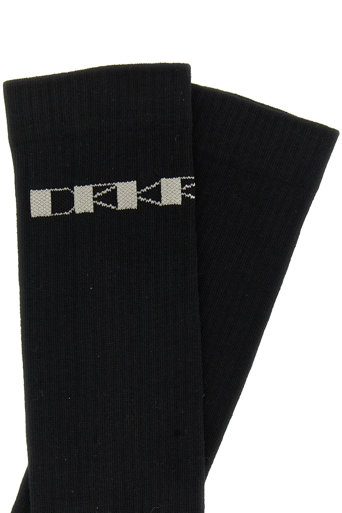 Jacquard logo socks - 3
