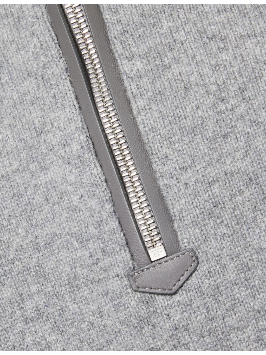 Funnel-Neck Half-Zip Cashmere Jumper - 6