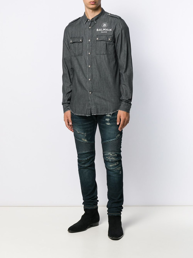 Balmain logo shirt outlook