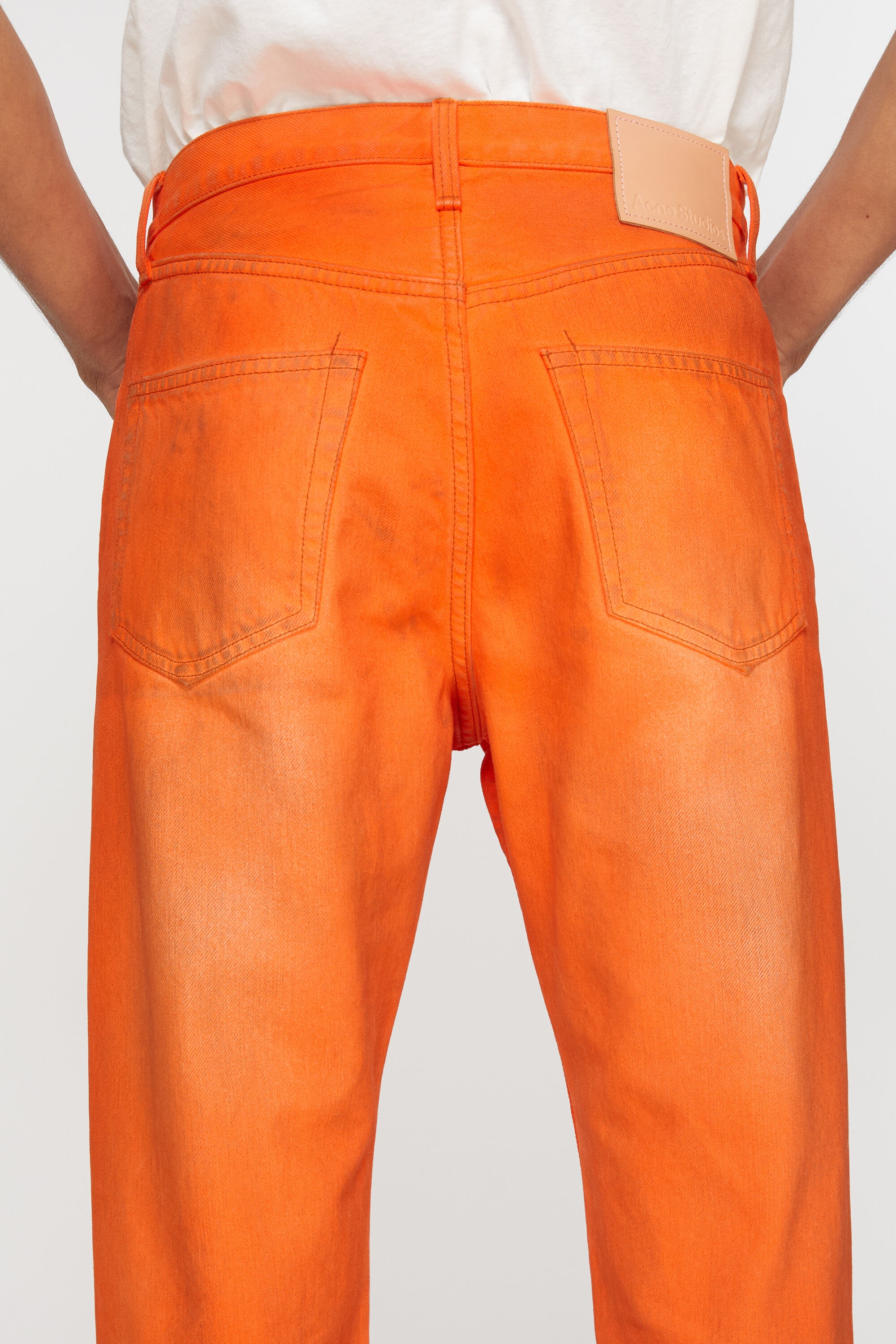 Relaxed fit jeans - 2003 - Neon orange - 6