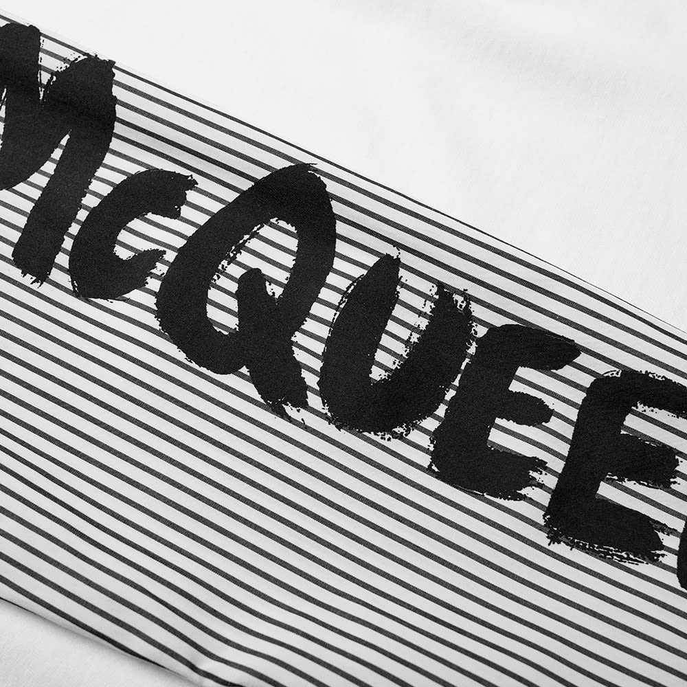 Alexander McQueen Long Sleeve Graffiti Logo Tee - 2