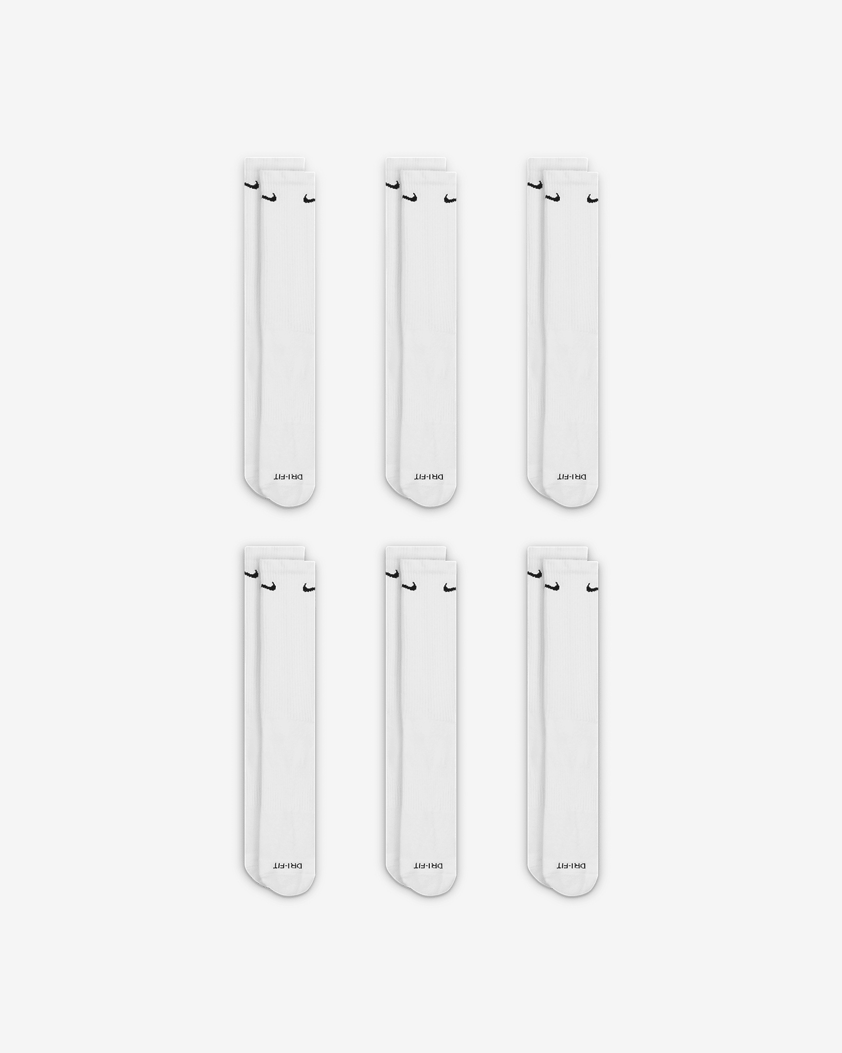 Nike Everyday Plus Cushioned Training Crew Socks (6 Pairs) - 2