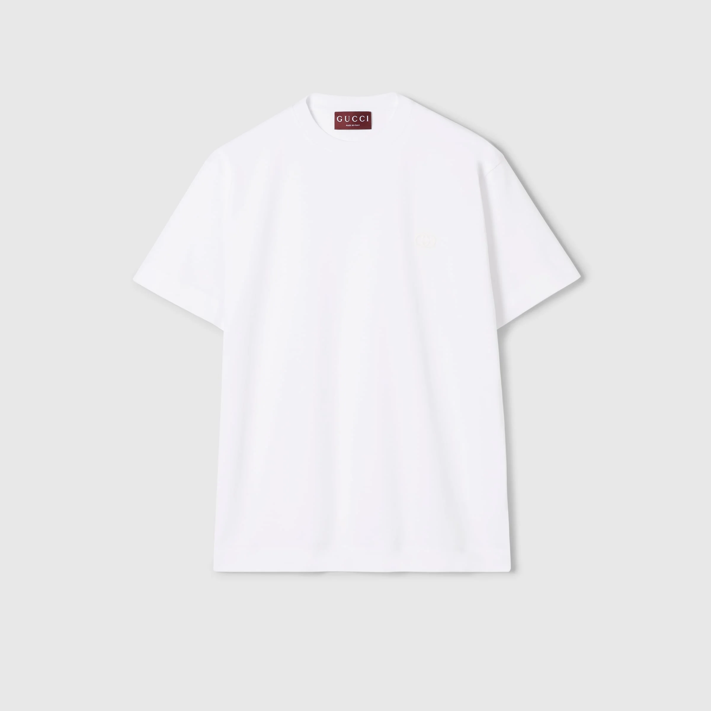 Cotton jersey T-shirt with embroidery - 1
