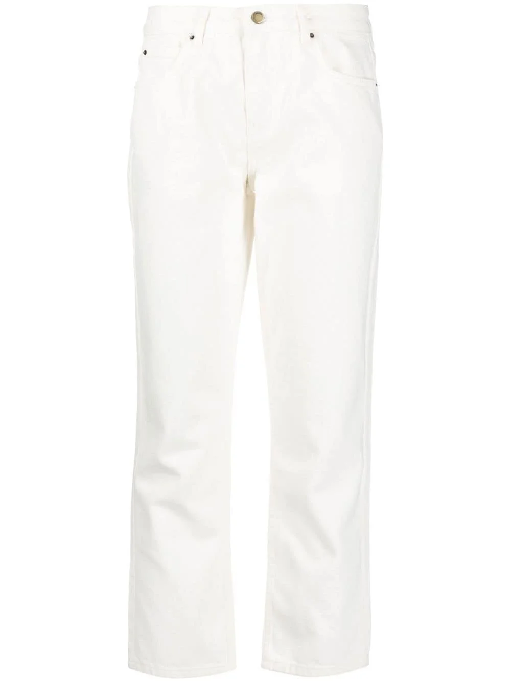 mid-rise cropped jeans - 1