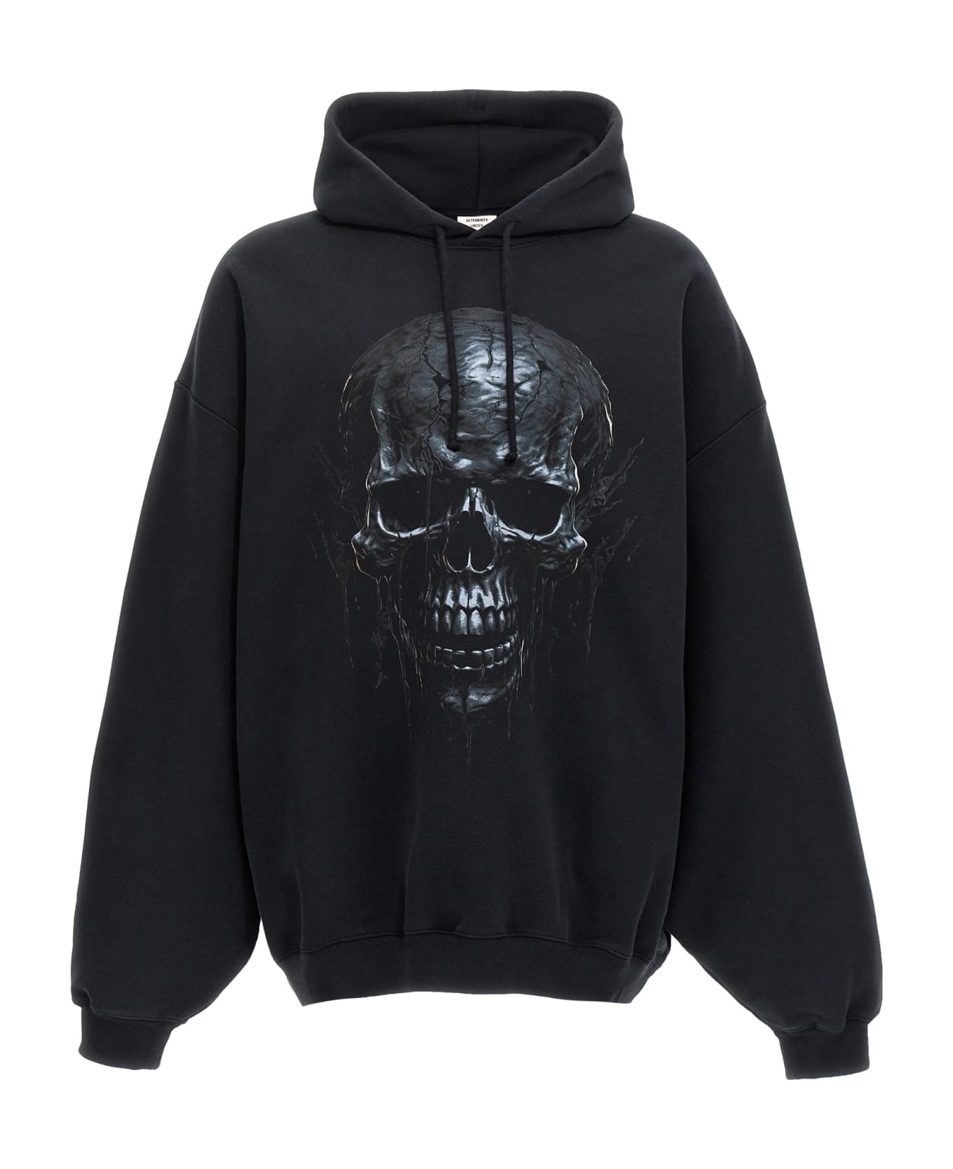 'black Skull Metal' Hoodie - 1