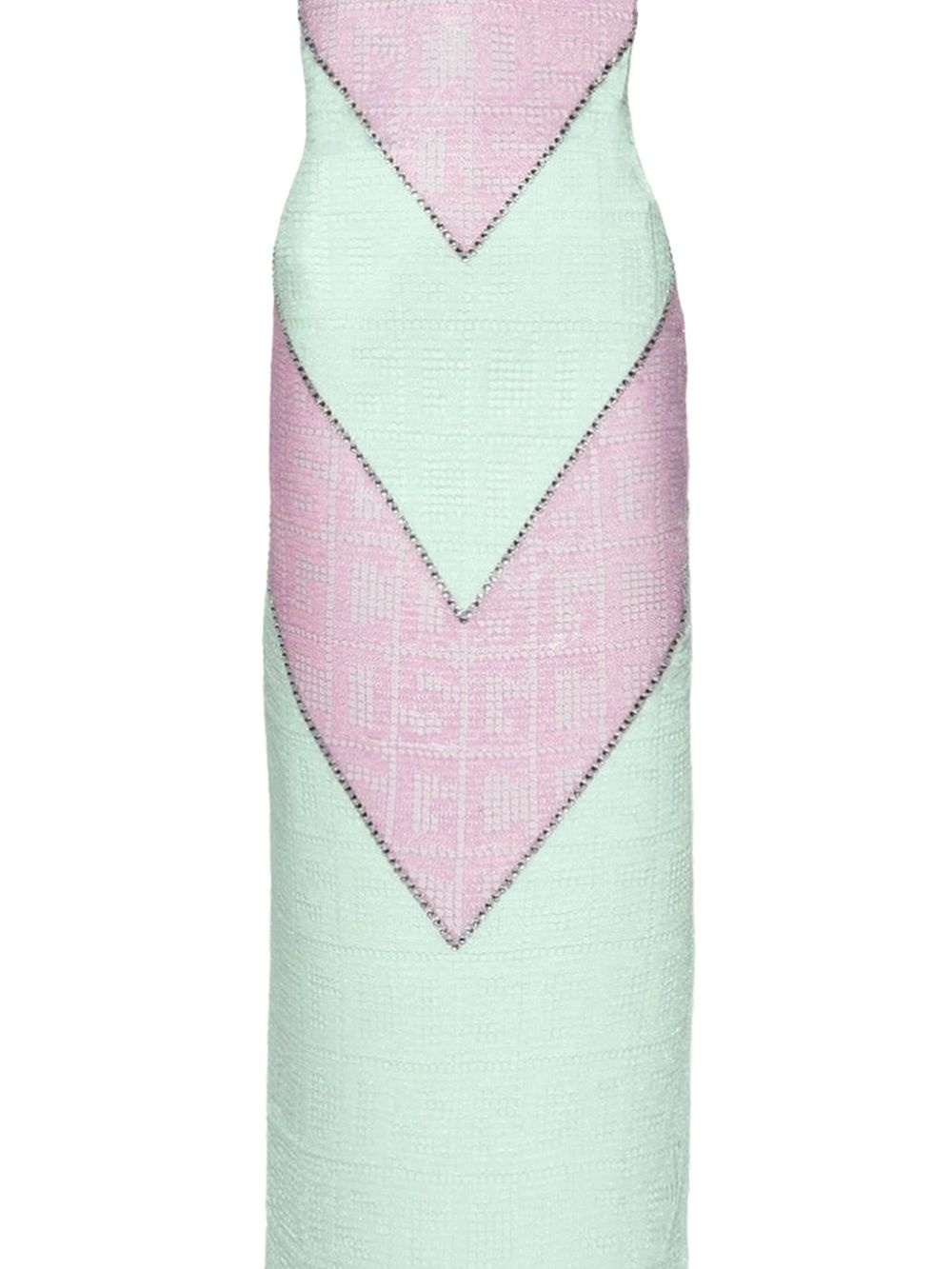 Monogram Macramé midi dress - 2