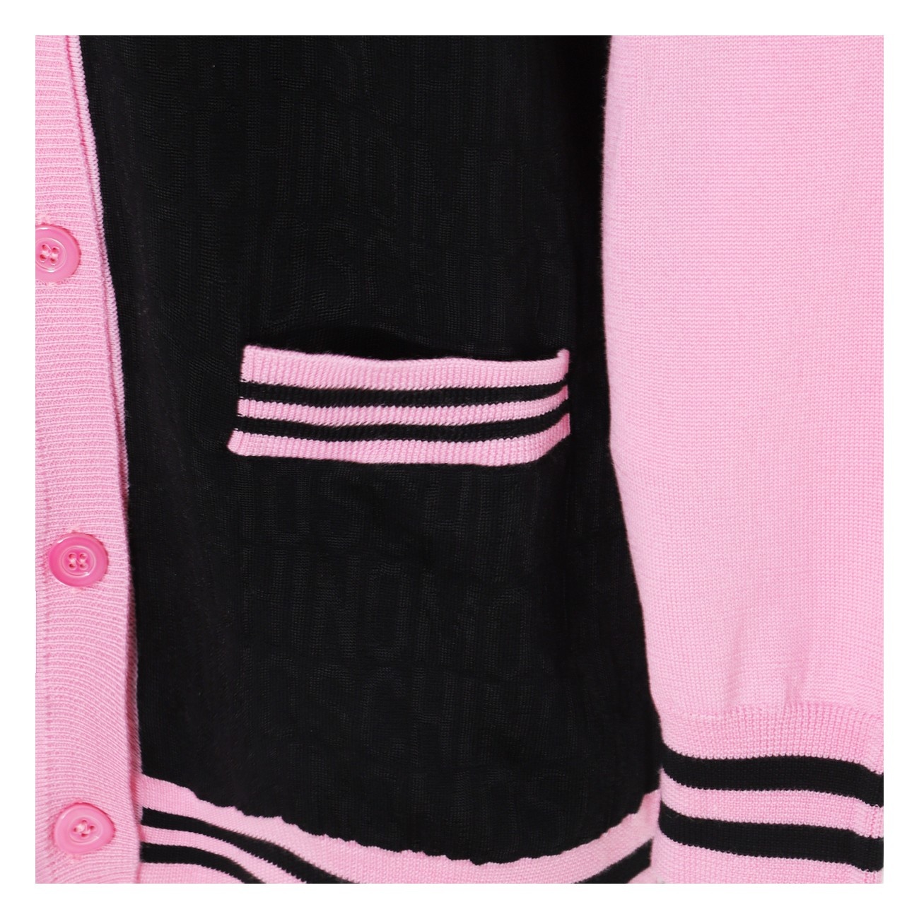 black and pink wool knitwear - 3