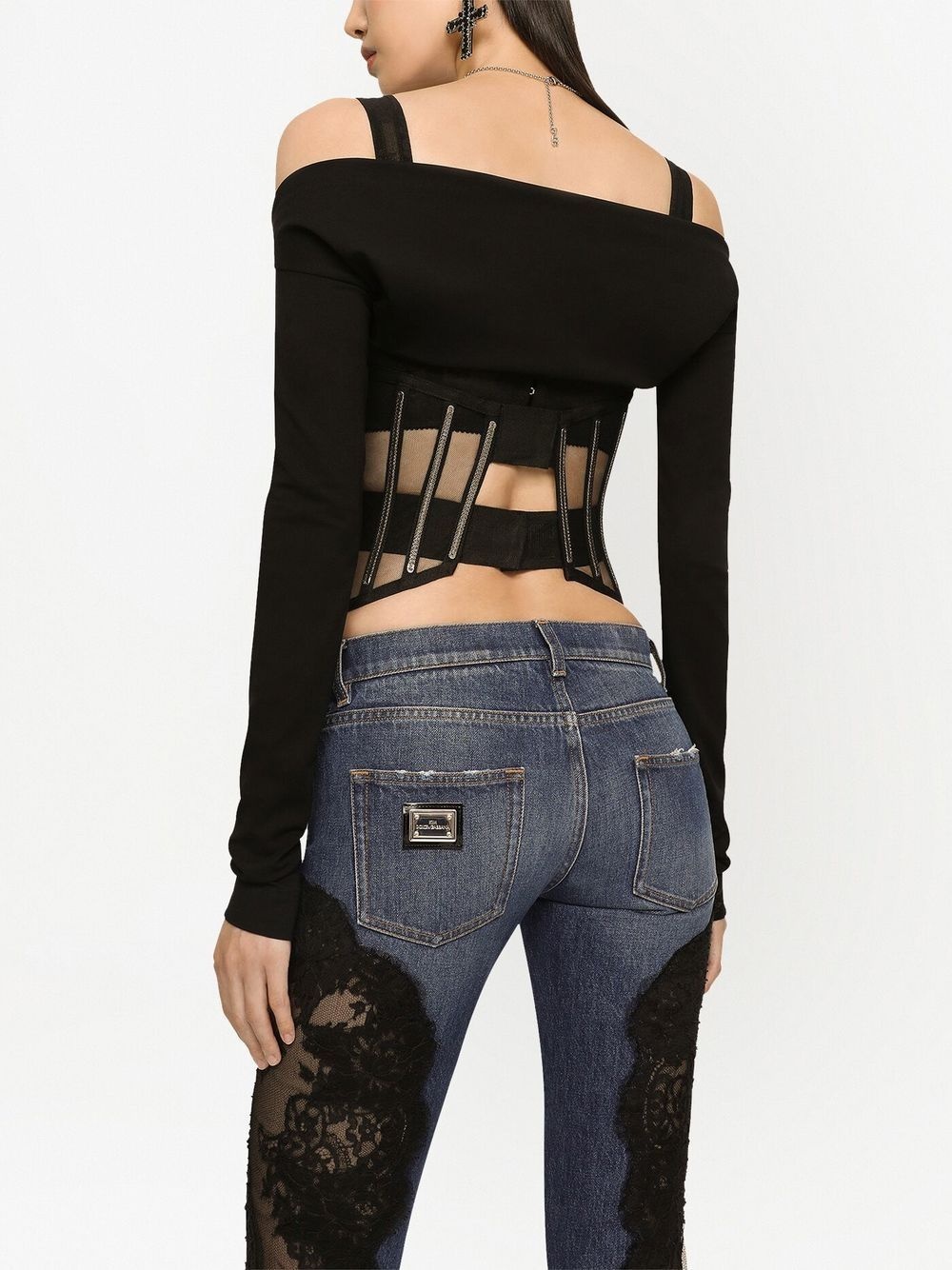 KIM DOLCE&GABBANA stretch bolero jacket - 5