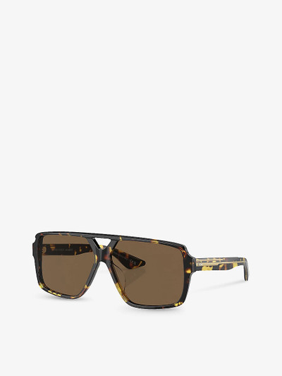 Oliver Peoples OV5520SU 1977C rectangle-frame acetate sunglasses outlook