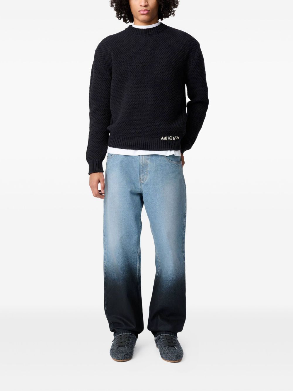 Zine Coated dip-dye jeans - 2