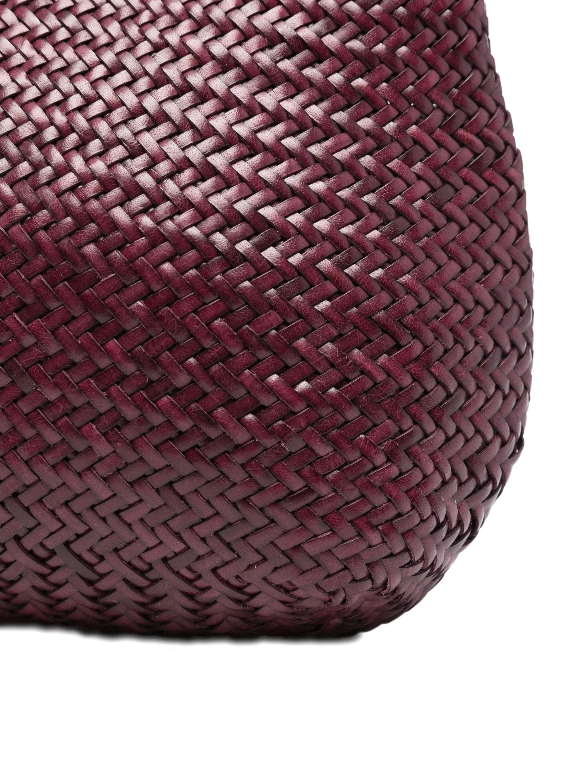 Dragon Diffusion Woven Leather Shoulder Bag - 5