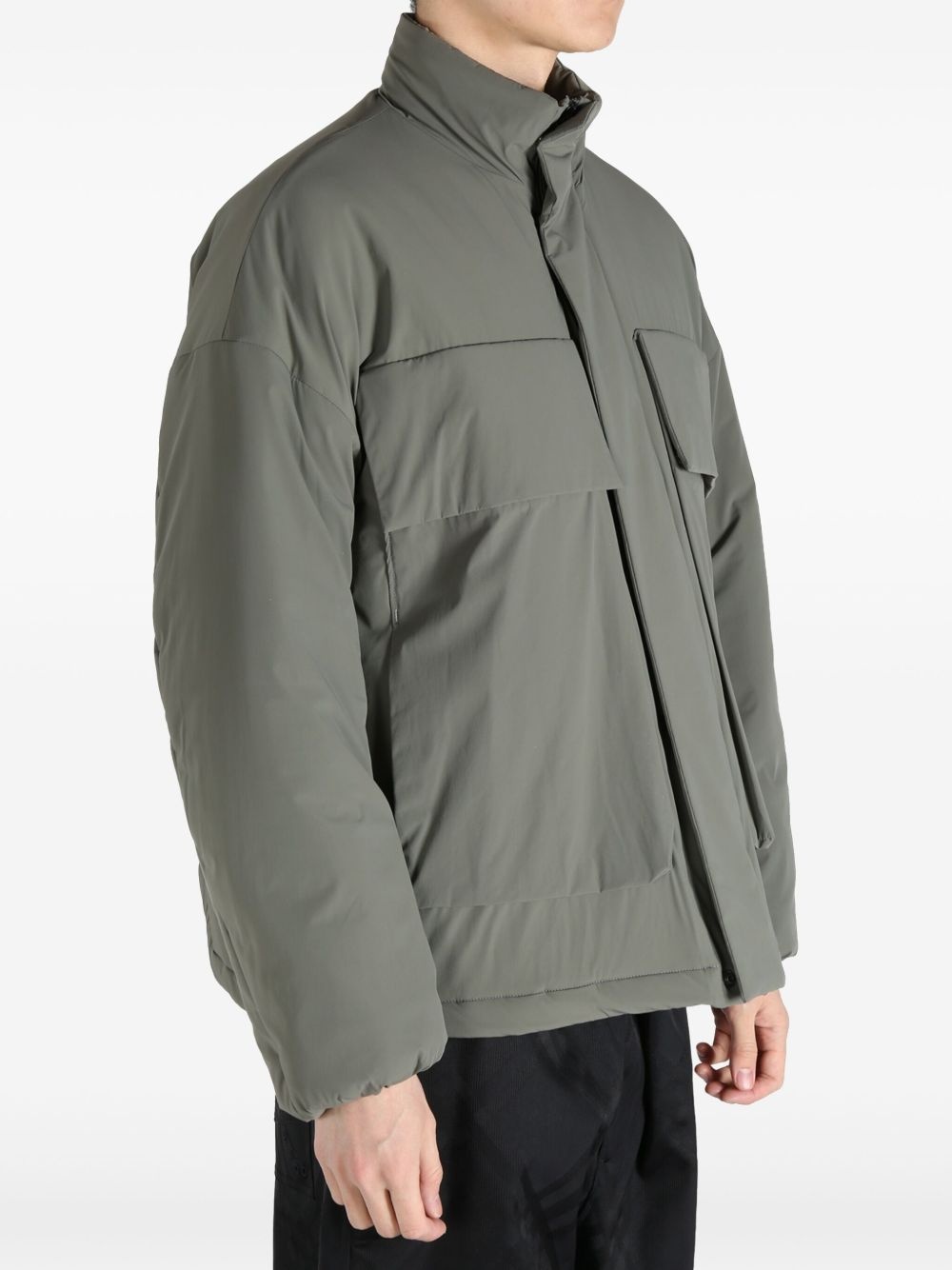 drop-shoulder jacket - 3