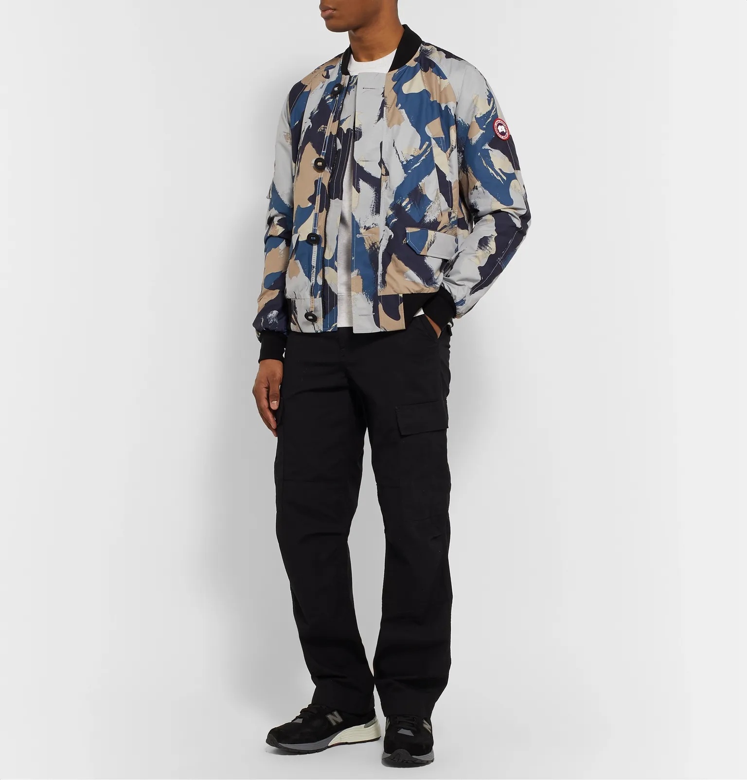 Faber Camouflage-Print Dura-Force Light Bomber Jacket - 2