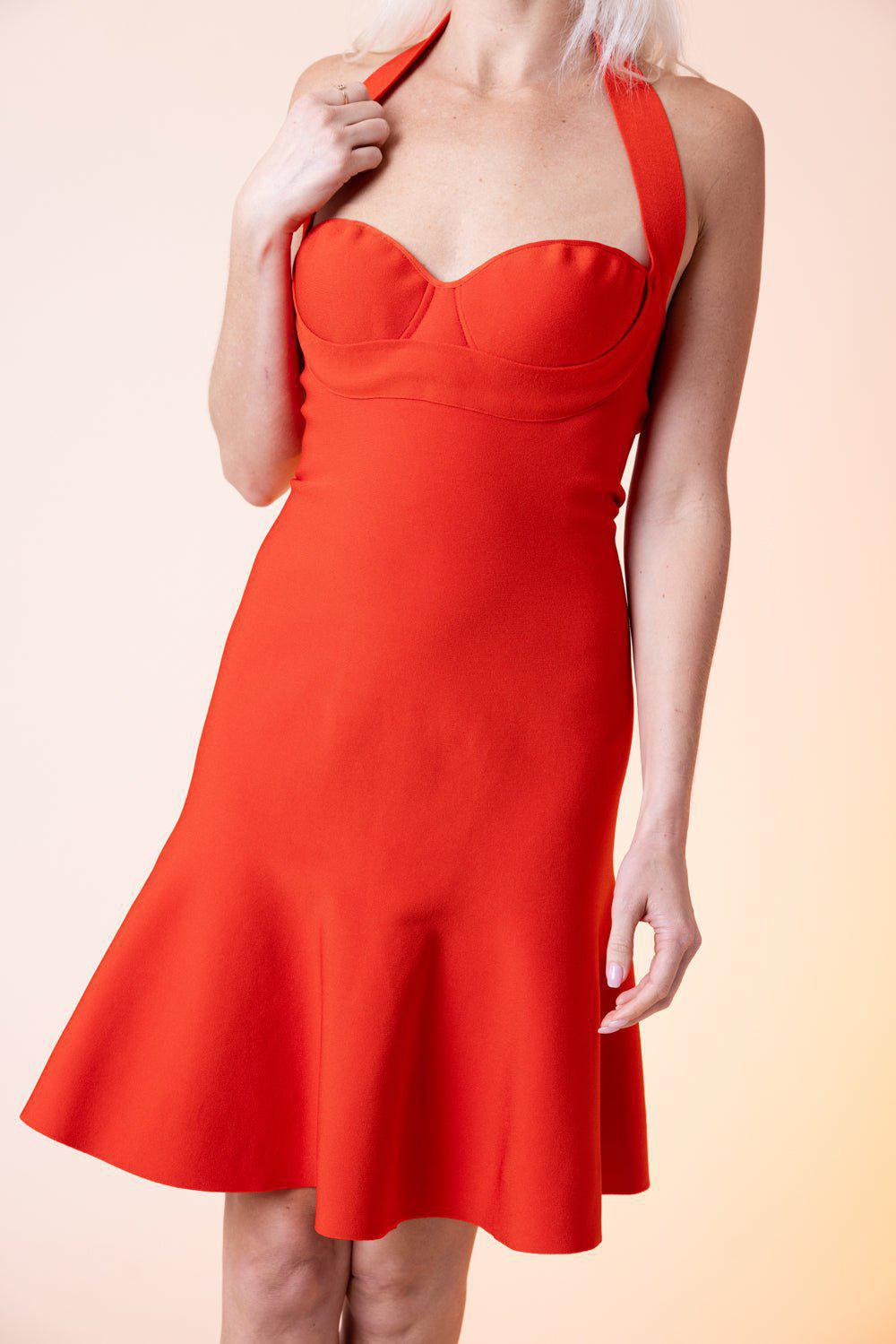 Halterneck Mini Dress - 3