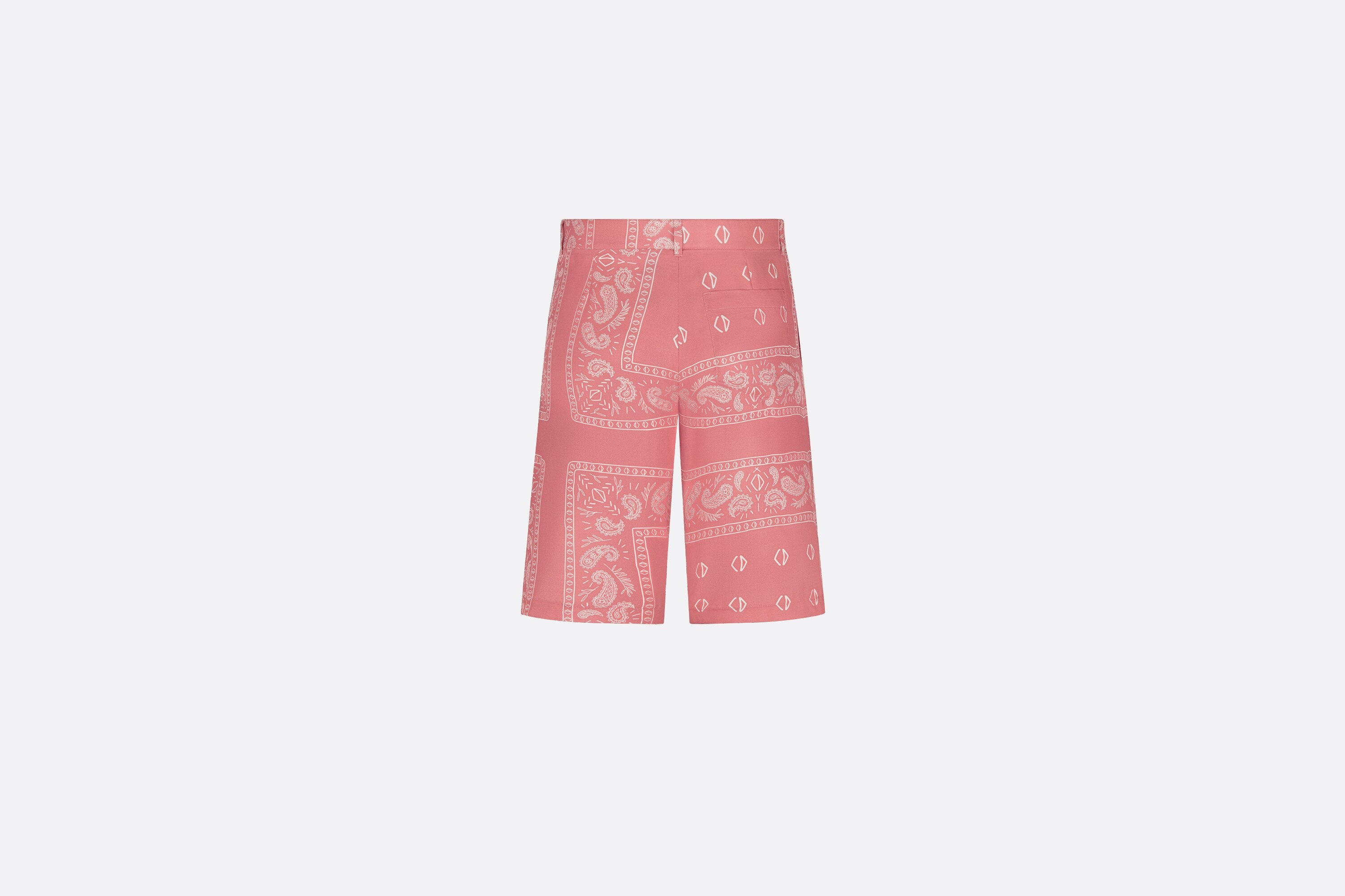 Bermuda Shorts with Bandana Motif - 2