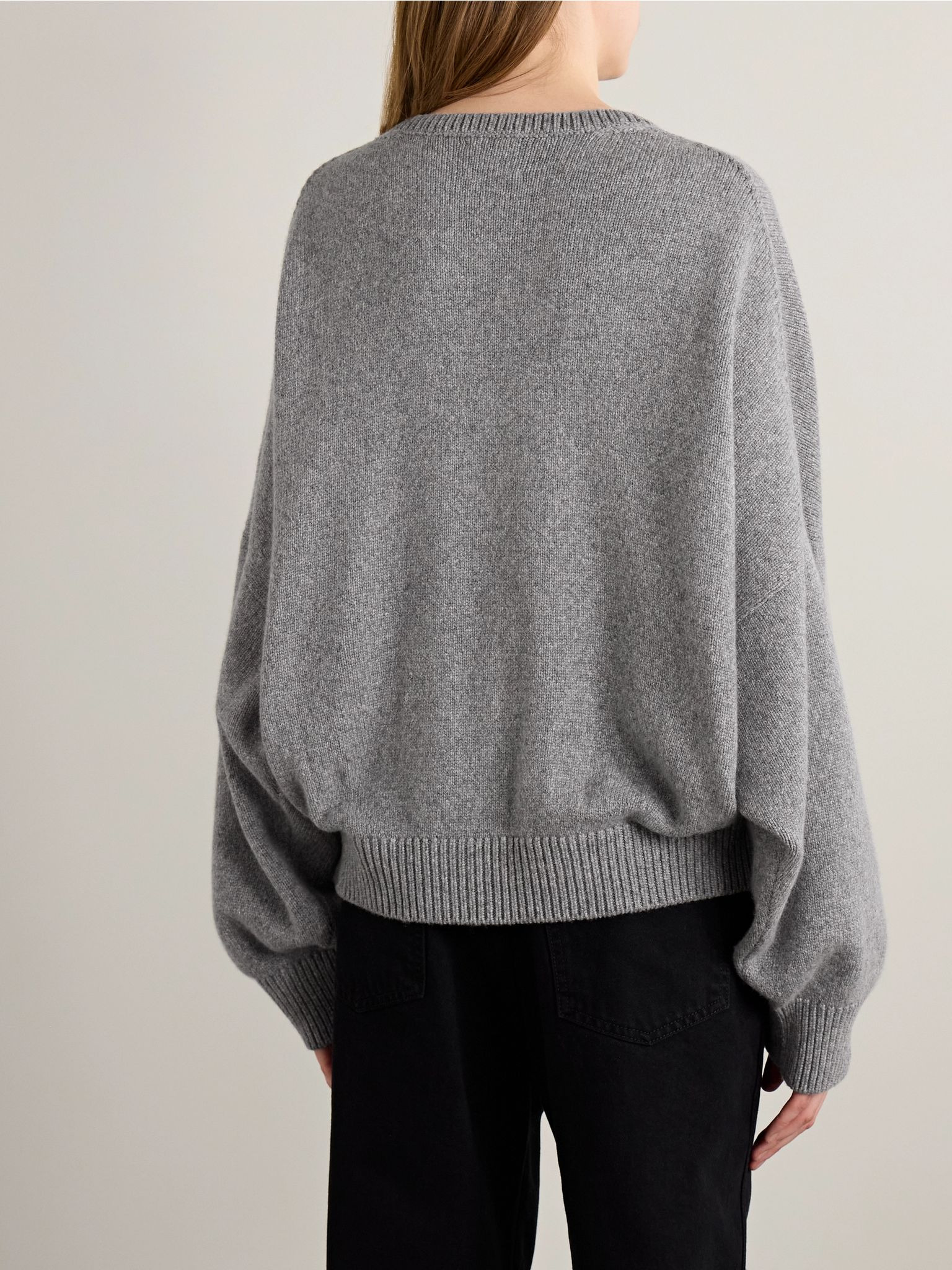 Wolfe oversized cashmere sweater Gray - 4