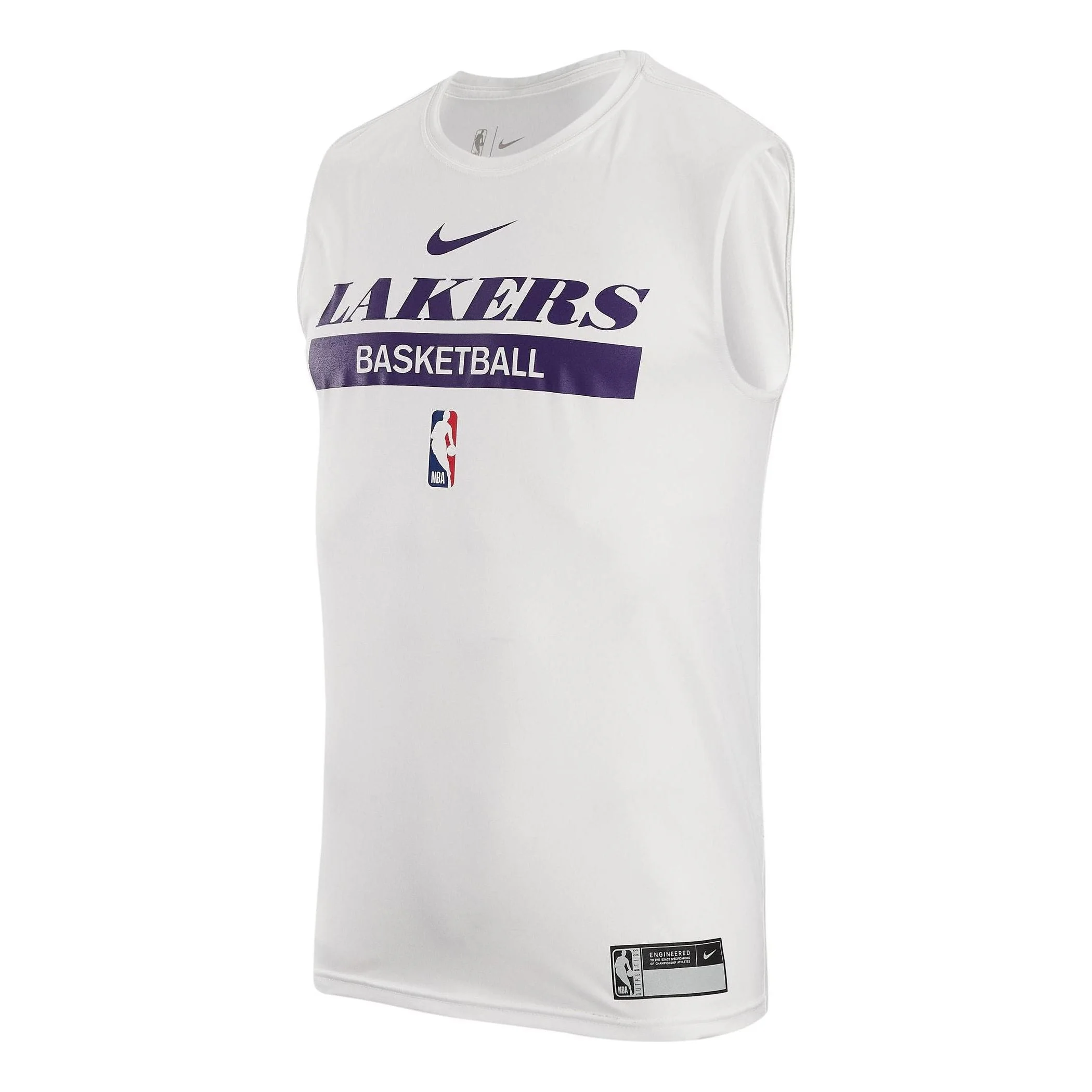 Nike x NBA LOS ANGELES LAKERS Dri-FIT Sleeveless T-shirt 'White' DR6771-100 - 1
