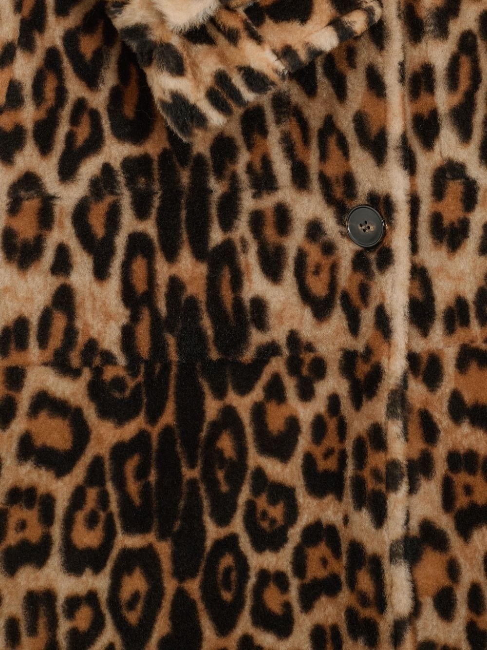 shearling trench coat - 3