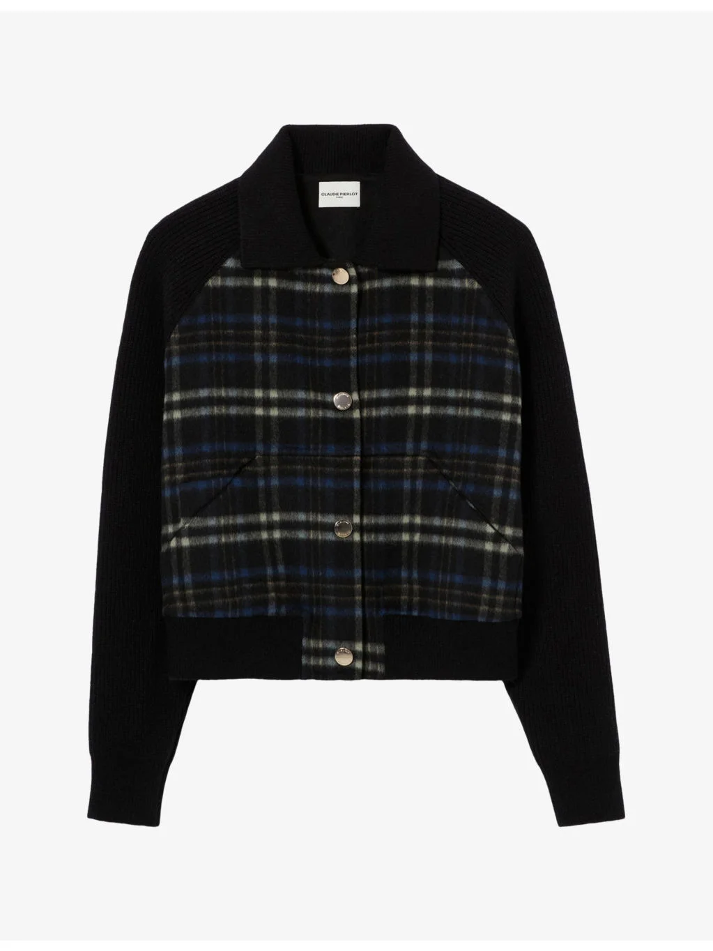 Checked Wool-Blend Jacket - 1