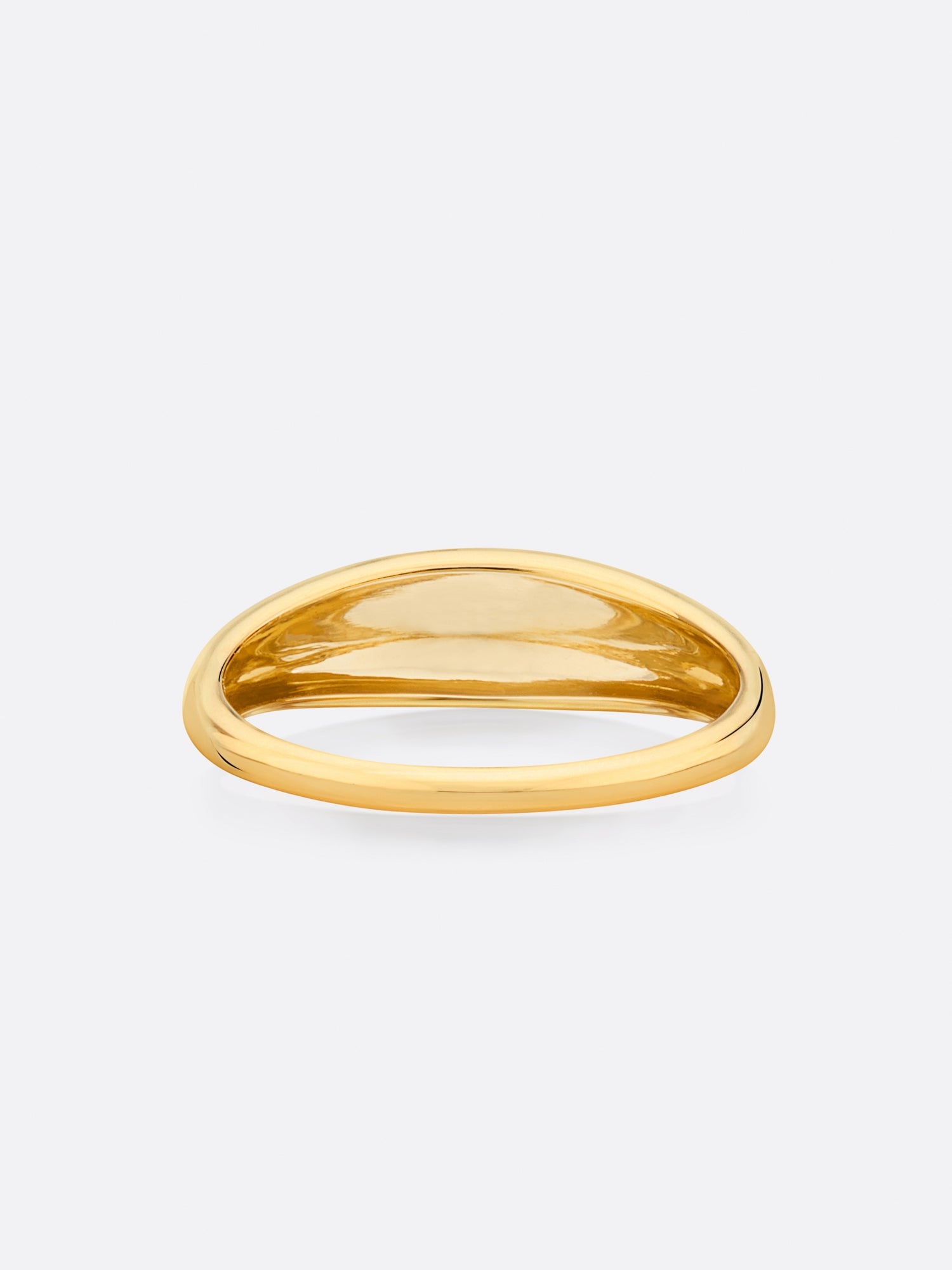 Icons Yellow Gold Everyday Dome Ring - 5