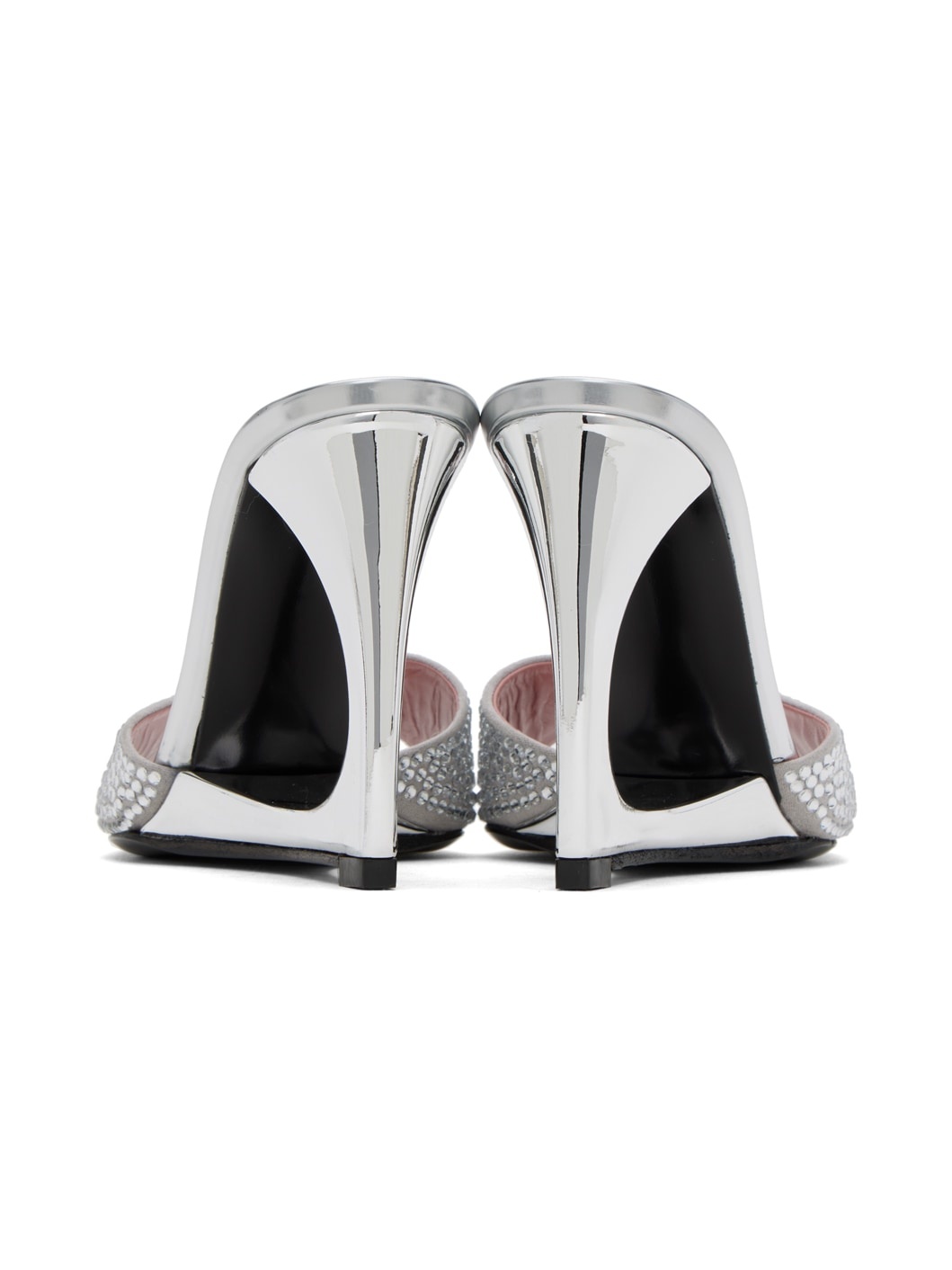 Silver Lola Mules - 2