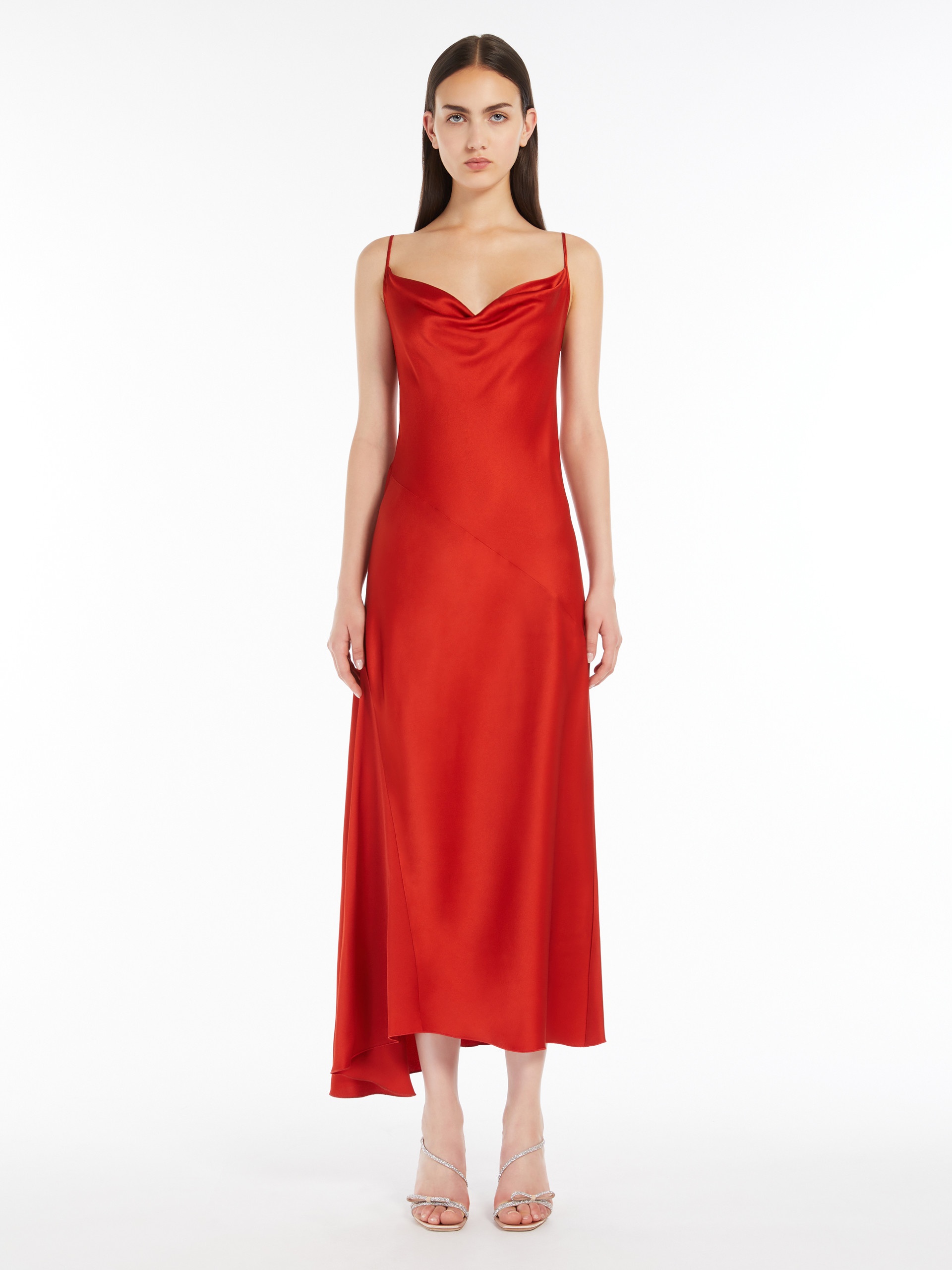 NETTO Reverse satin slip dress - 3