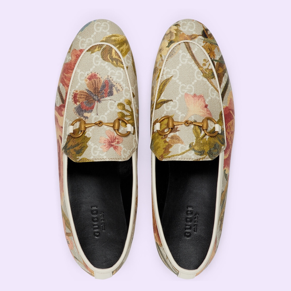 Women's Gucci Jordaan GG Flora loafer - 5