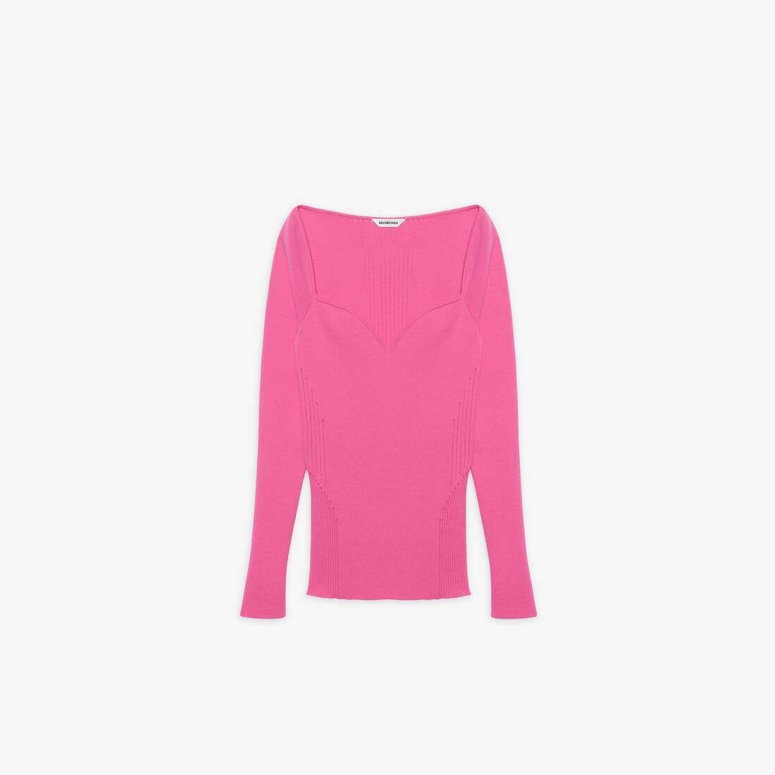 Women's Heartneck Top in Pink - 1