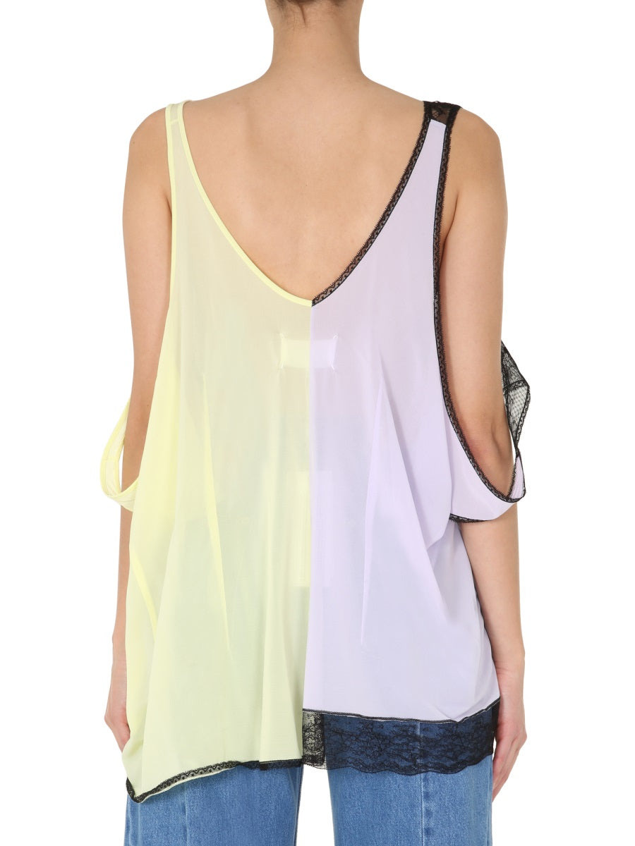 Maison Margiela Women Colour Block Top - 3