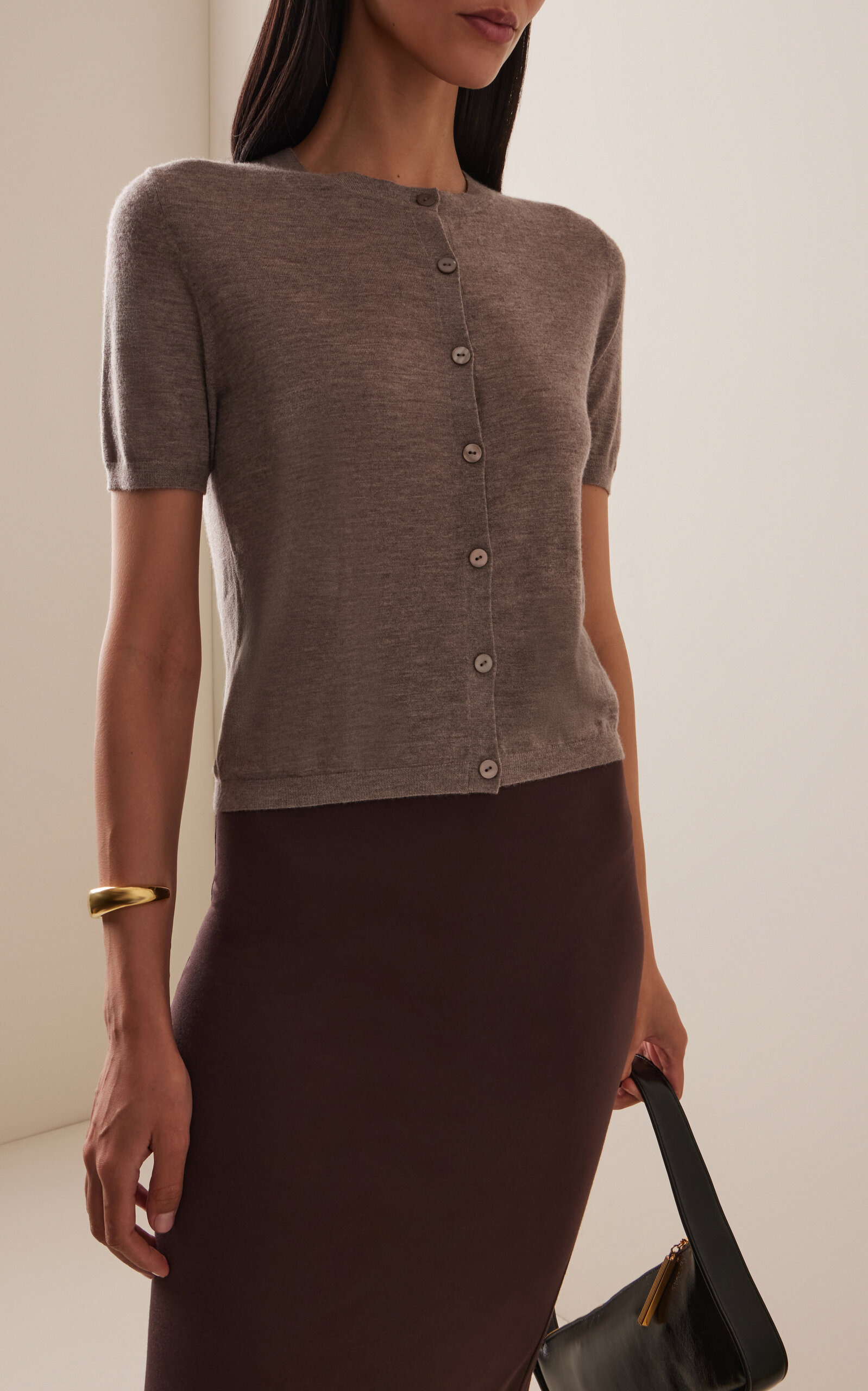 Charlotte Cashmere Cardigan neutral - 3