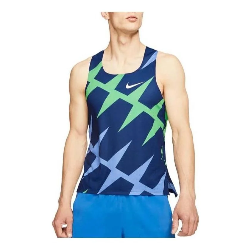 Nike AeroSwift Pro Elite running singlet 'Blue' CZ1030-492 - 1