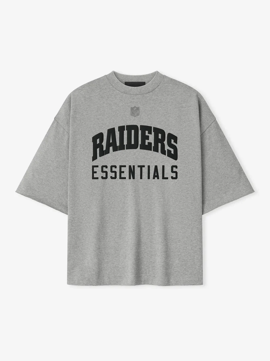 Raiders 90s 3/4 Sleeve Football Tee - 1