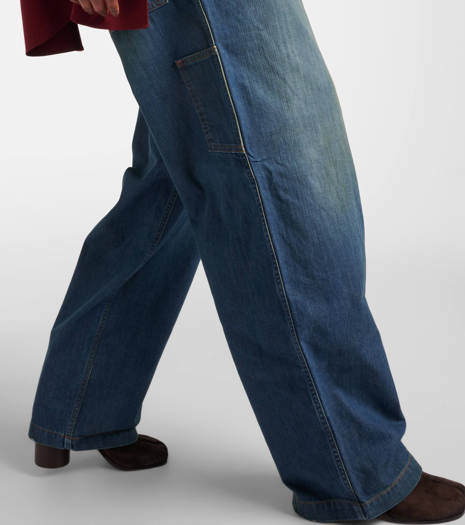 Americana mid-rise wide-leg jeans - 5