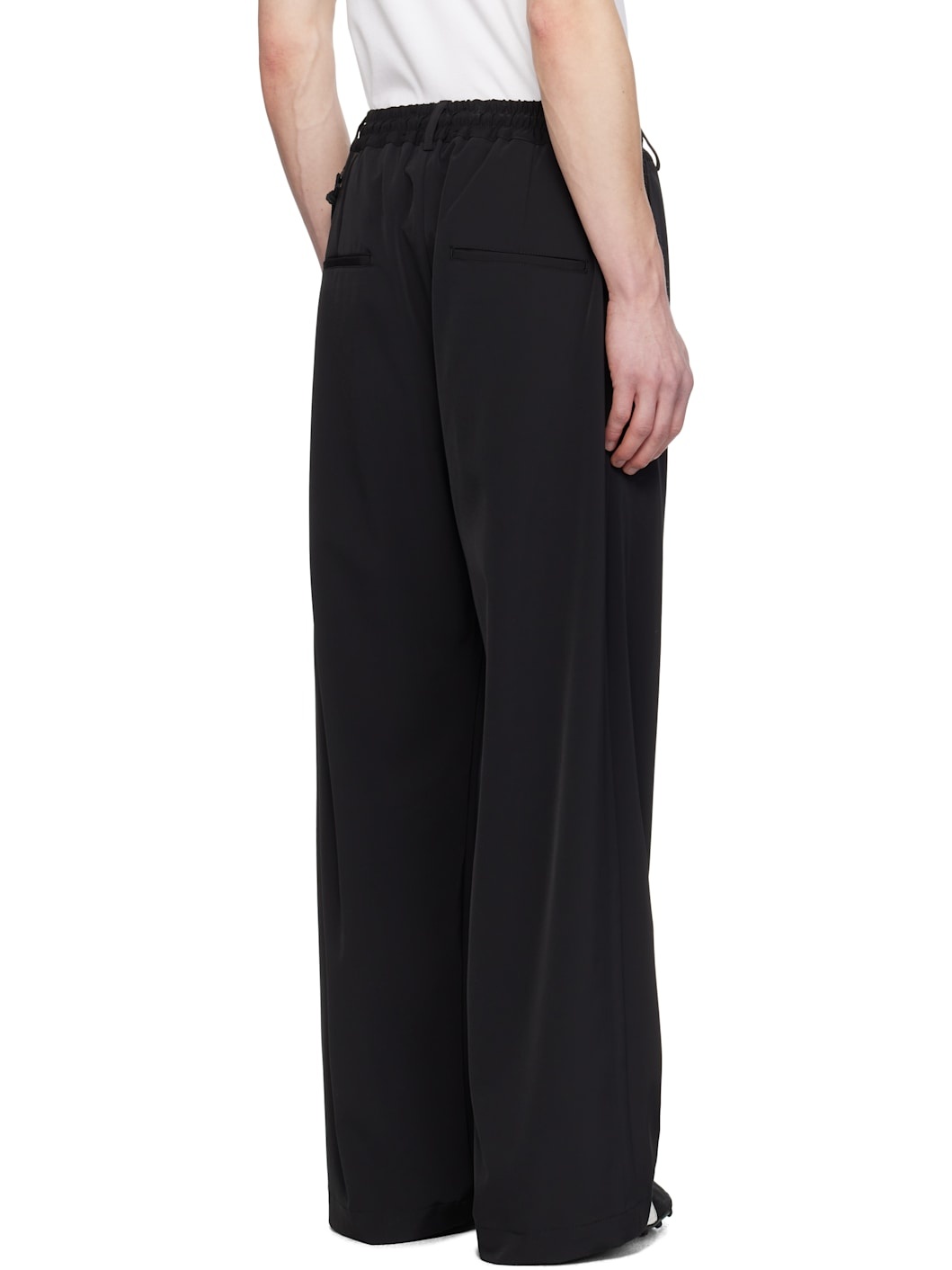 Black Relaxed Lounge Pants - 3