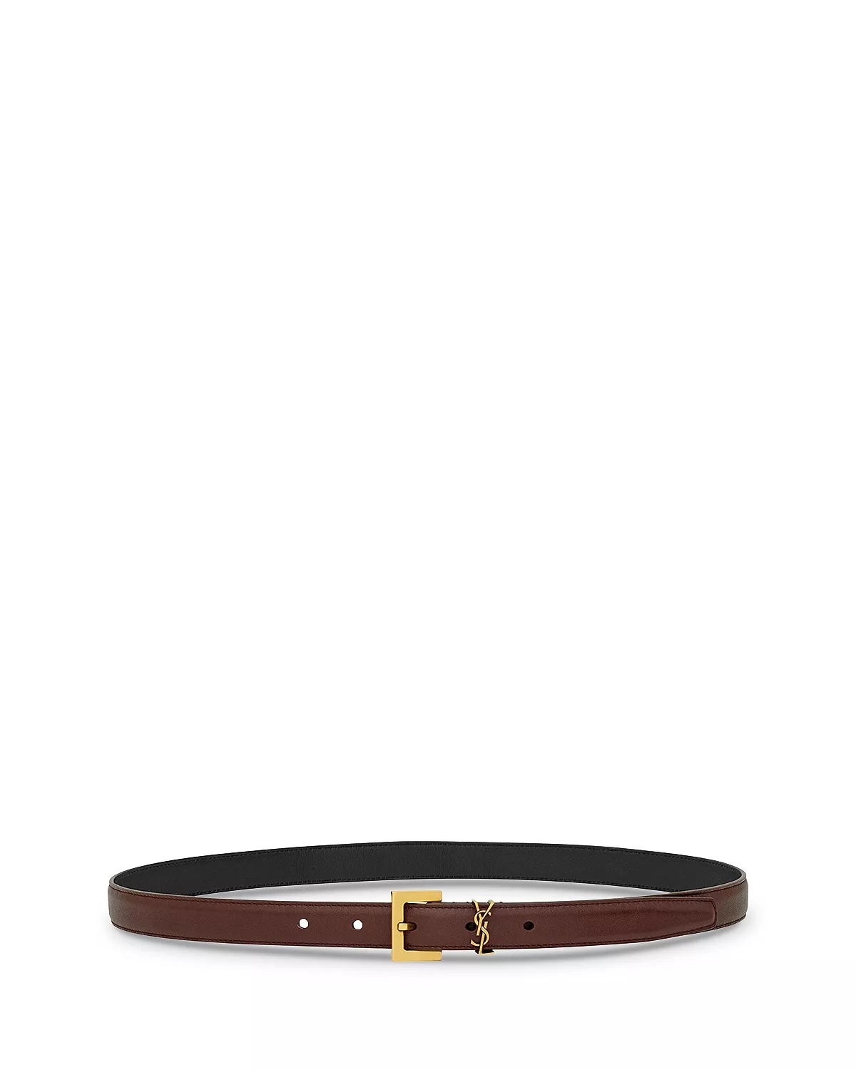 Cassandre Thin Belt in Smooth Leather - 3
