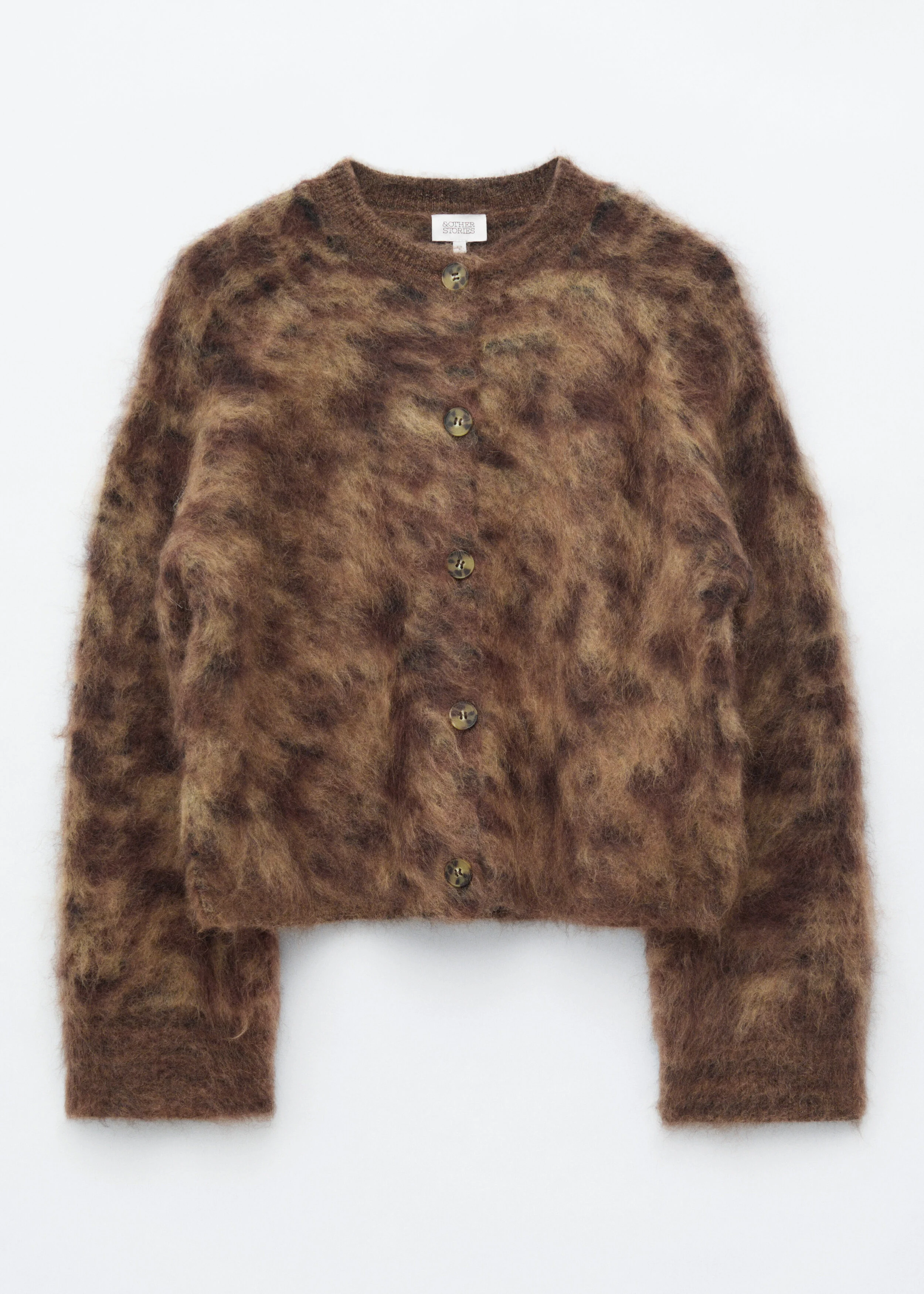 Mohair Blend Cardigan - 1