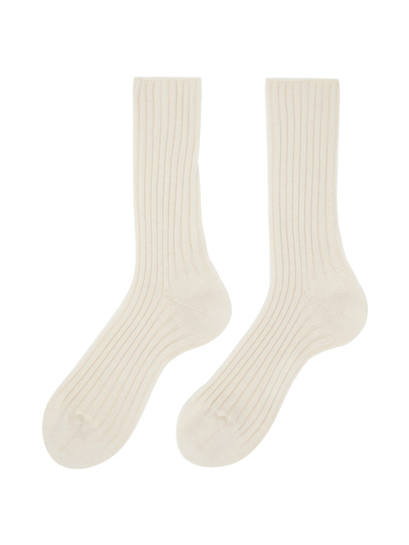 The Row Off-White Calf Socks outlook