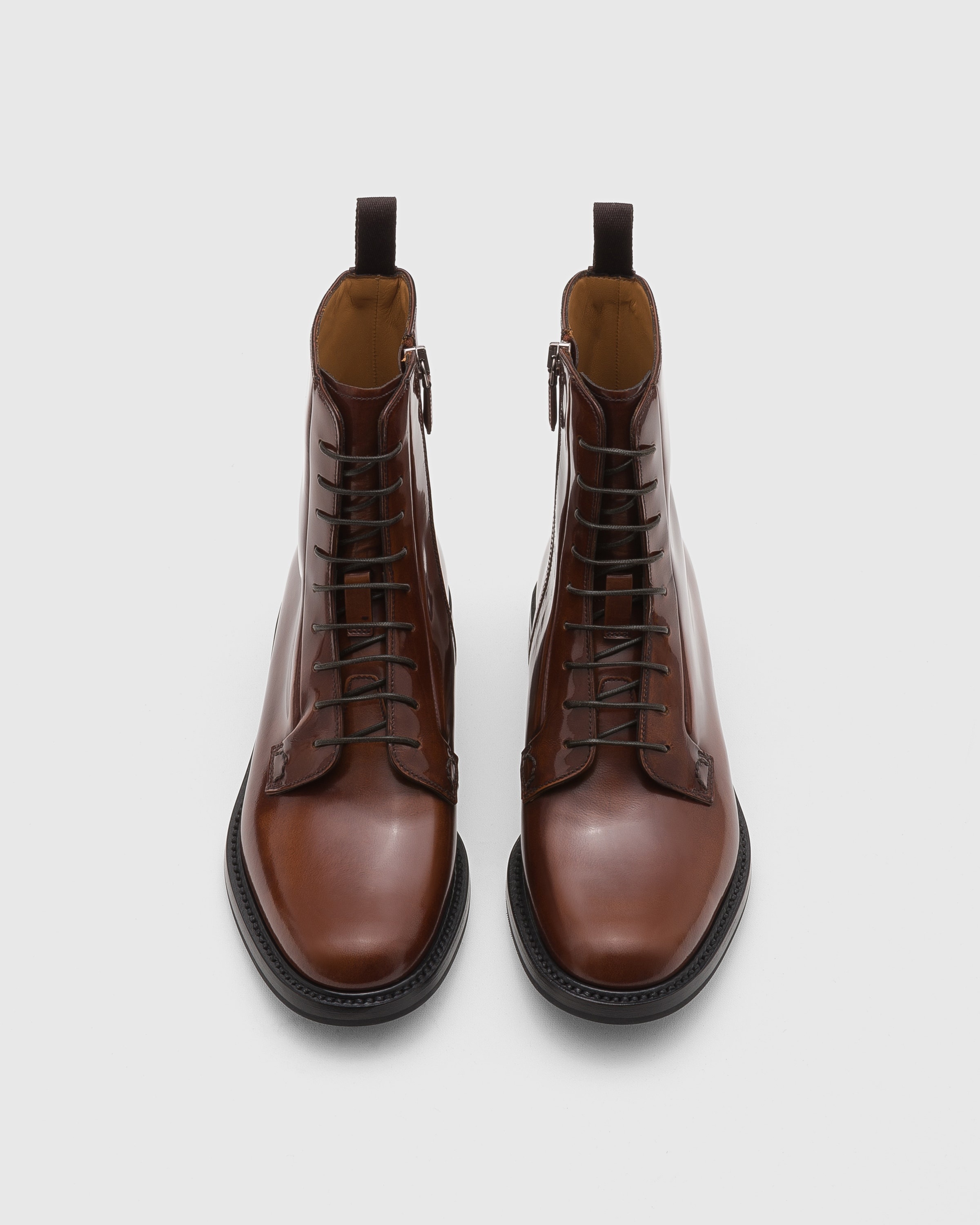 Polished Binder Lace Up Boot - 5