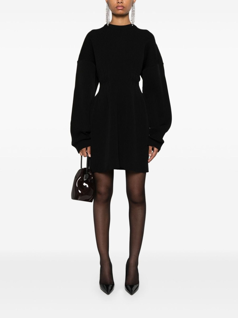 BALENCIAGA ribbed mini dress outlook