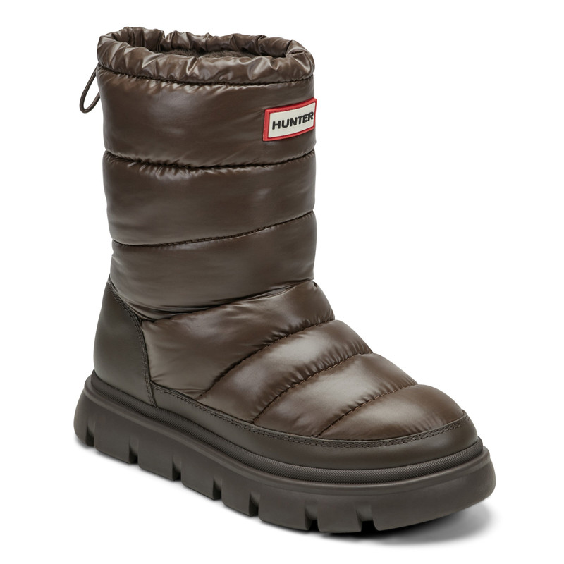 HUNTER Women's Maribel Lug Sole Insulated Waterproof Snow Booties outlook