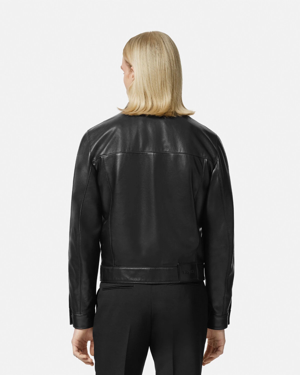 Leather Blouson Jacket - 5