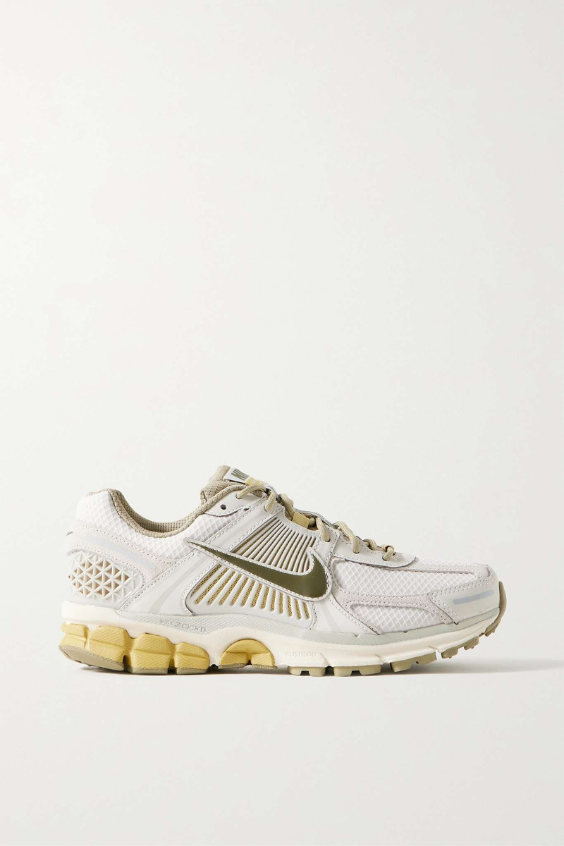 Zoom Vomero 5 suede-trimmed leather, rubber and mesh sneakers - 1