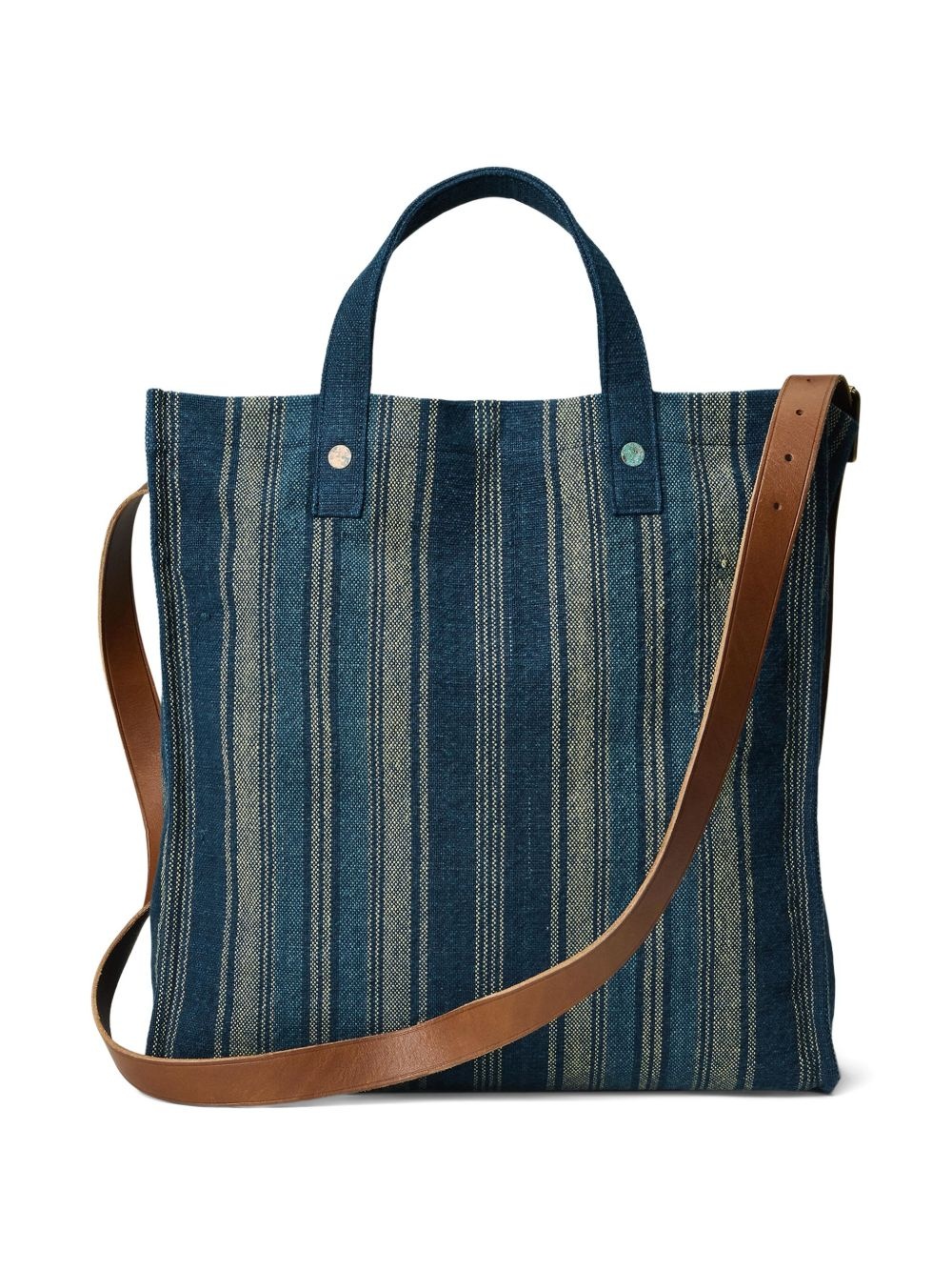 striped tote bag - 2