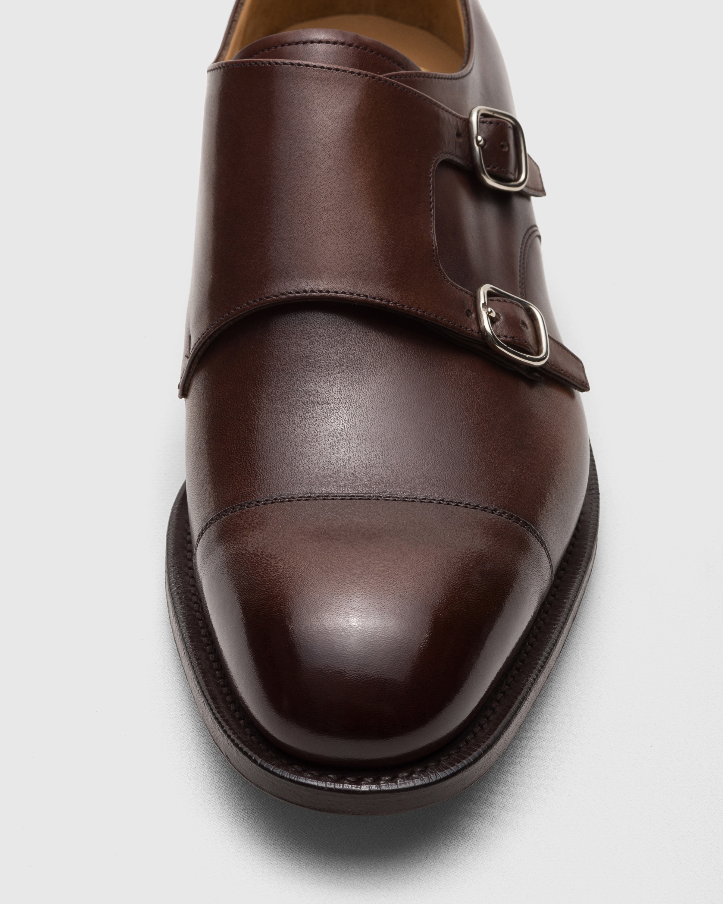 Bleached Calfskin Monk Strap - 3