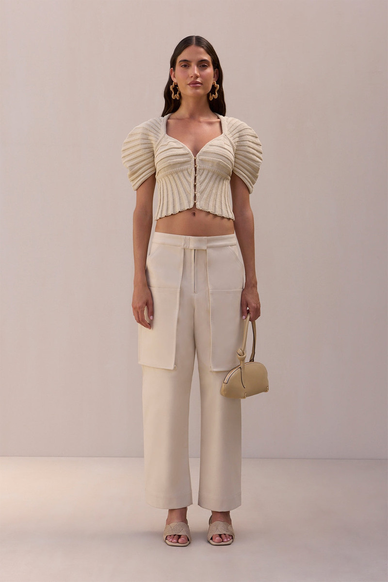 Cult Gaia CILLIAN KNIT TOP outlook