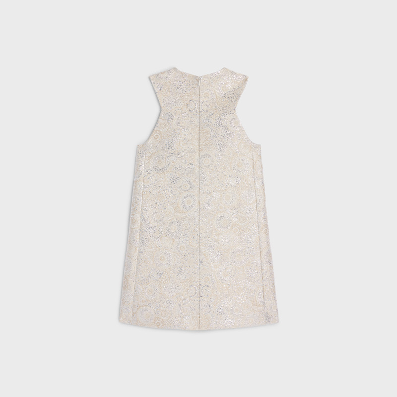 CELINE mini dress in lurex boutis outlook