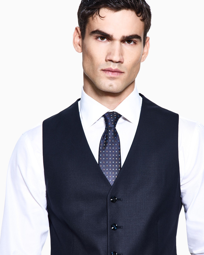 SINGLE-BREASTED WAISTCOAT IN VIRGIN WOOL 5